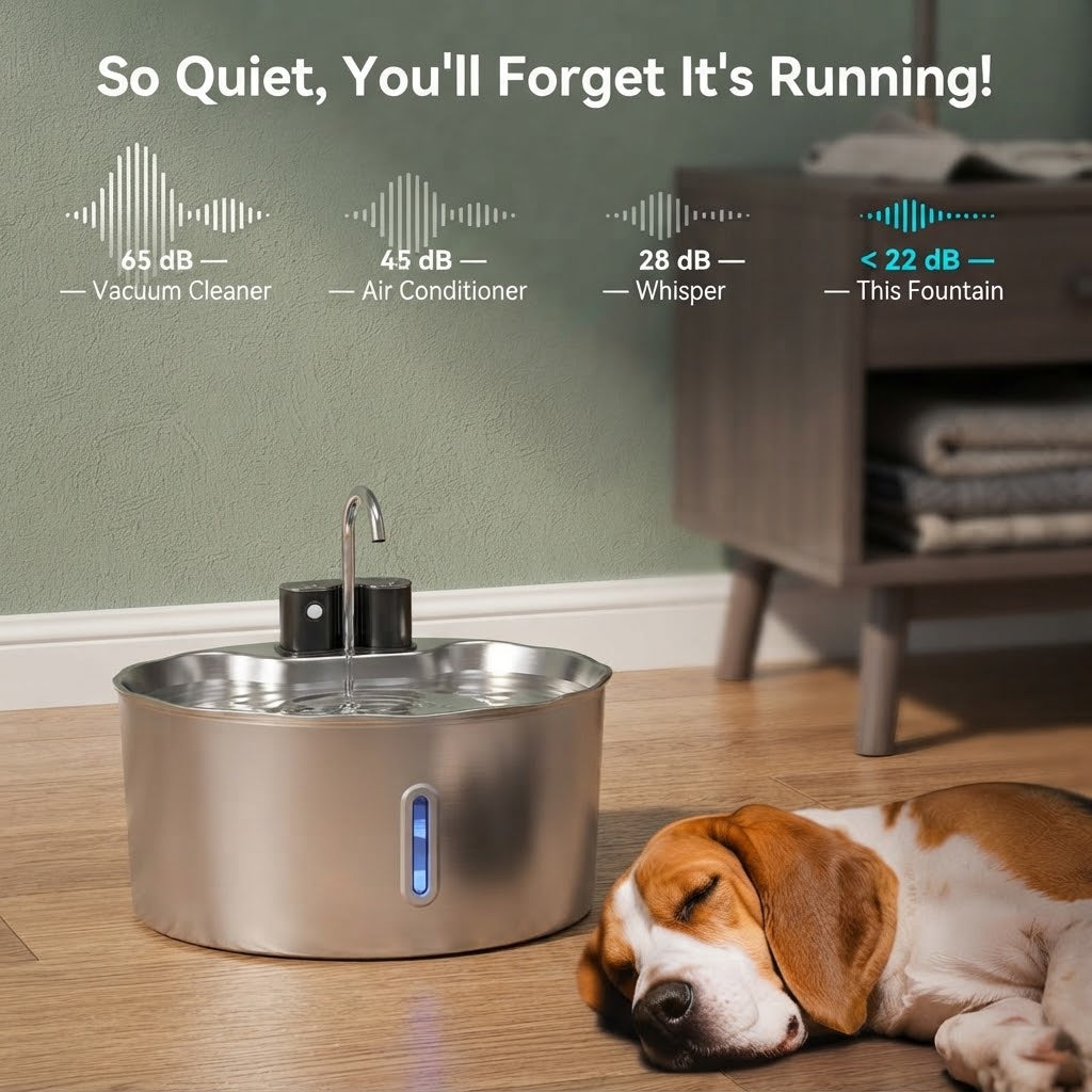 Whisker&Wolf™ Wireless Water Fountain