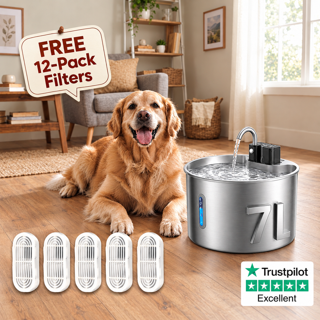 Whisker&Wolf™ Wireless Water Fountain