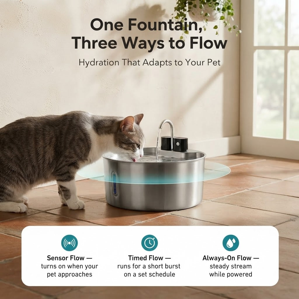 Whisker&Wolf™ Wireless Water Fountain